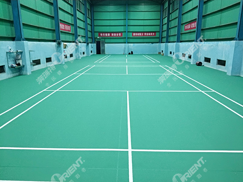 PVC运动地板（羽毛球场地）